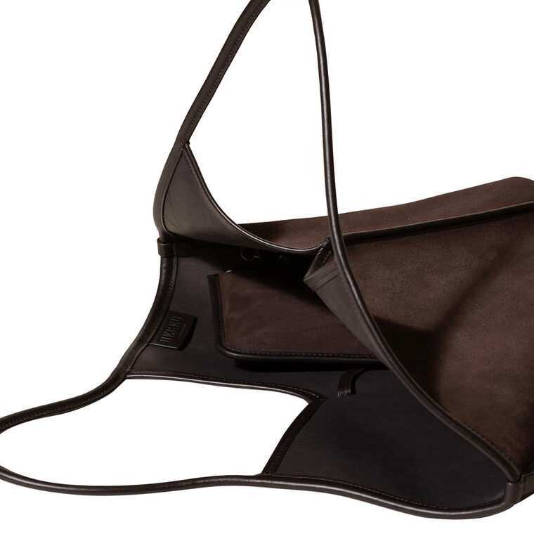Calella Leather-Trimmed Suede Tote Bag image number null