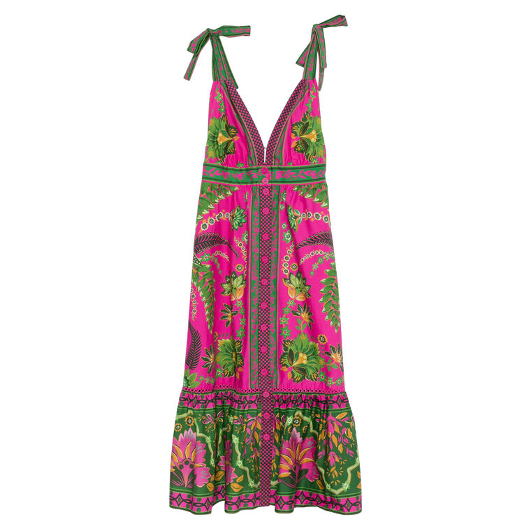 Ana Tapestry Midi Dress image number null