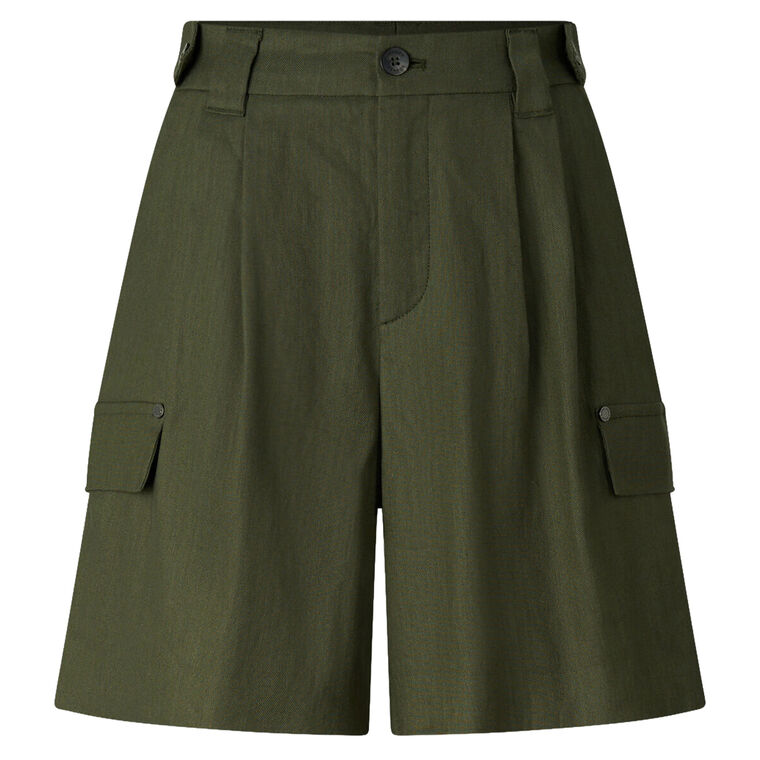 Hanny Pleated Cargo Short image number null