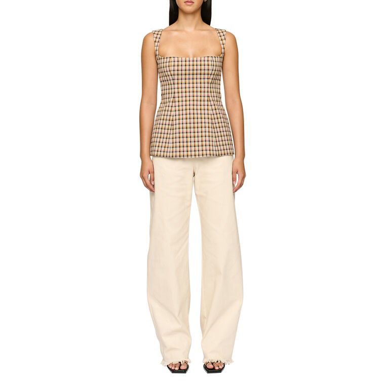 Edrika Sleeveless Squareneck Top image number null