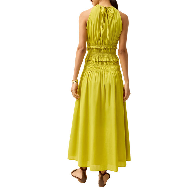 Odeliah Sleeveless Smocked Waisted Maxi Dress image number null