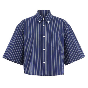 Ember Cropped Button Down Shirt