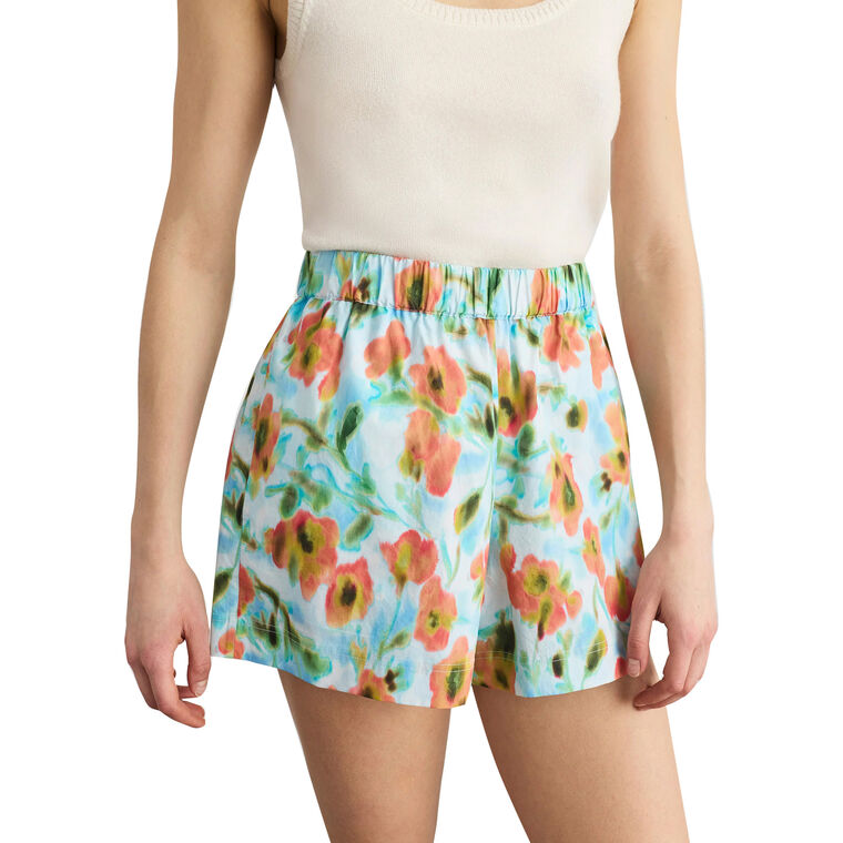 Fallon High-Waisted Pull-On Short image number null