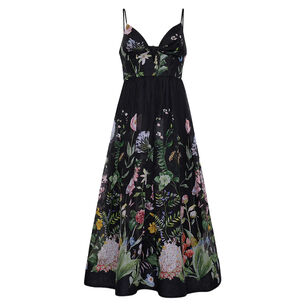 Pero Sleeveless V-Neck Midi Dress