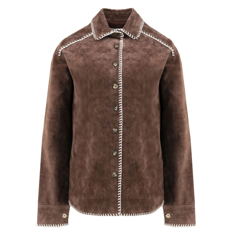 Western Suede Shirt image number null