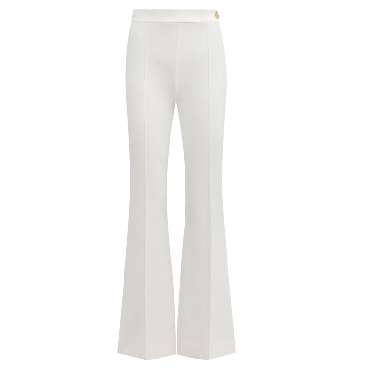 Lola Side Zip Ankle Flare Jersey Pant image number null