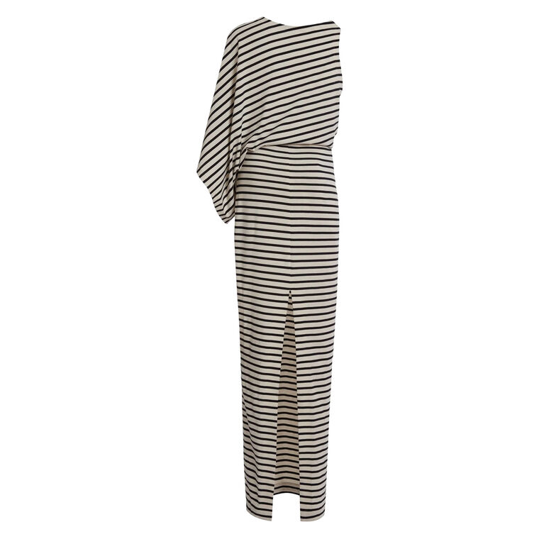 Asymmetric Maxi Dress With Cut Out Details image number null