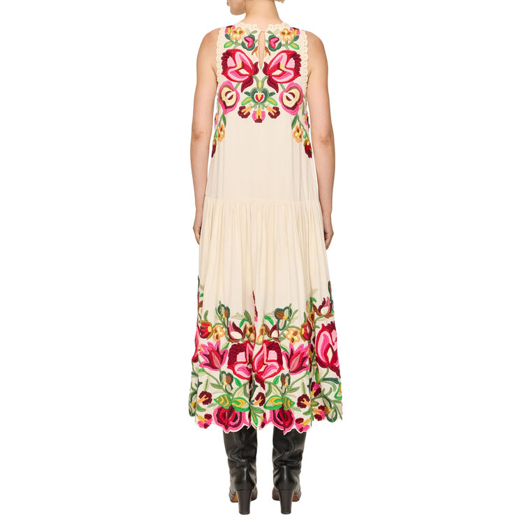 Wilhelmina Embellished Midi Dress image number null