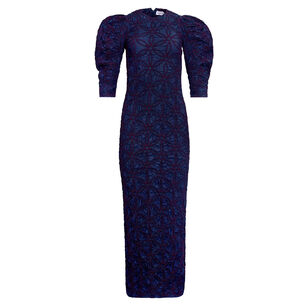 Blythe Puff Sleeve Midi Dress