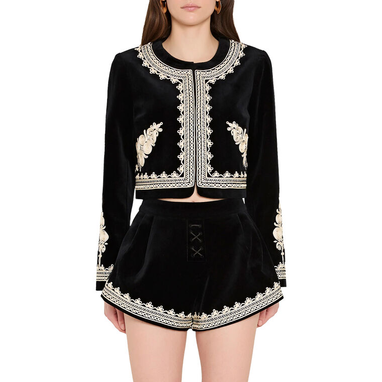 Braswell Velvet Jacket image number null