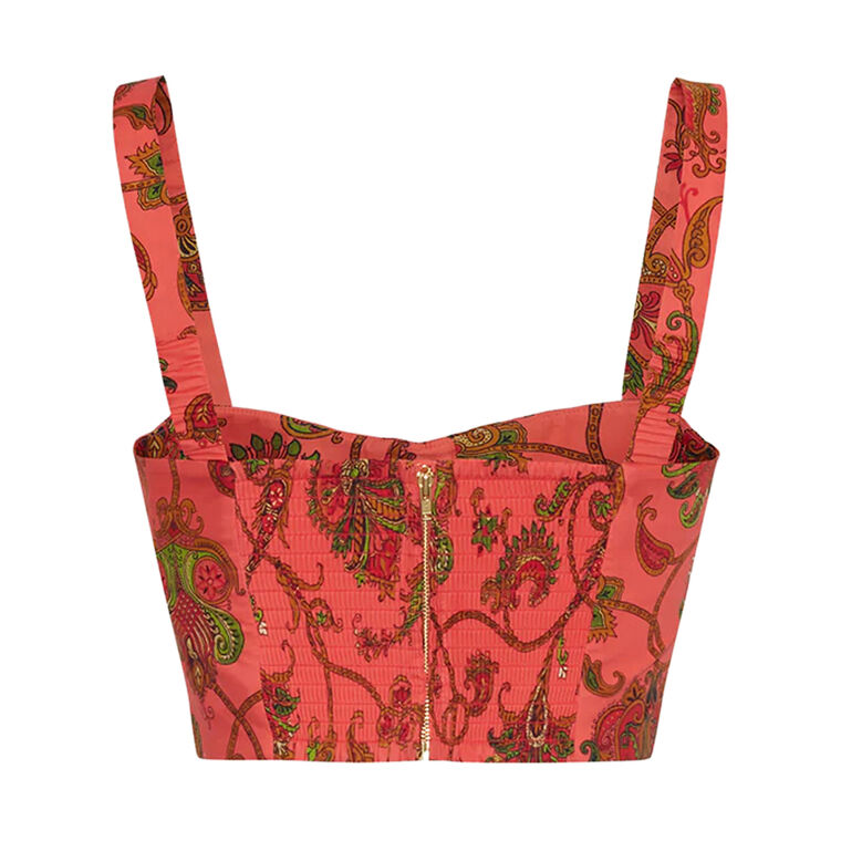 Claudine Sleeveless Crop Top image number null