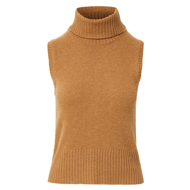 Mazzy Cashmere Sleeveless Sweater image number null