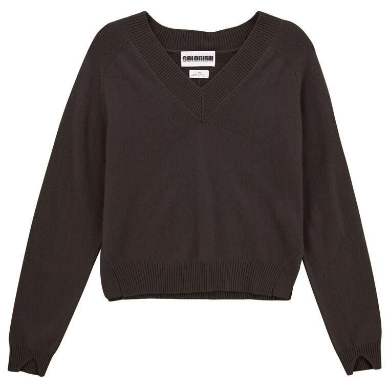 Cocolina Mini V-Neck Sweater image number null