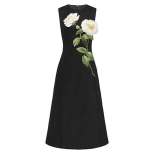Cleo Embellished Sleeveless Midi Dress