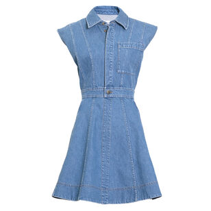 Hailey Collared Denim Mini Dress