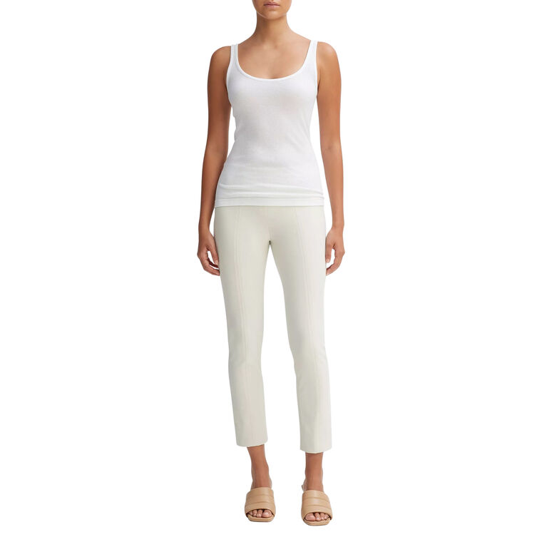 Bobbi High-Rise Stitch-Seam Ponte Legging image number null