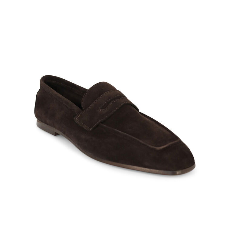 Essenziale Classic Suede Penny Loafers image number null