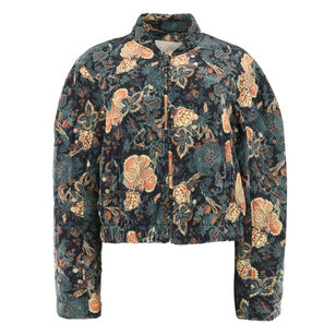 Lavinia Silk Quilted Bomber Jacket