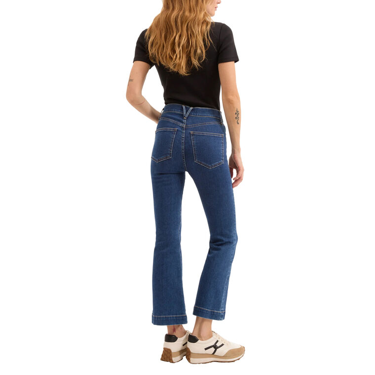Carson High-Rise Kick-Flare Jean image number null