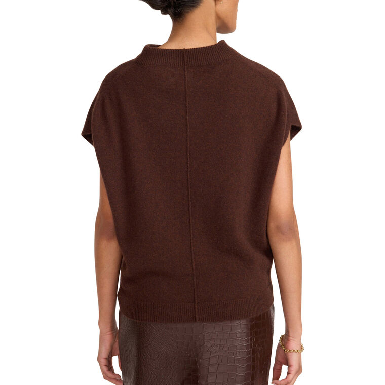 The Morten Funnel Neck Cashmere Top image number null