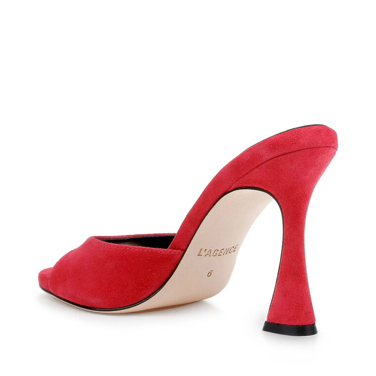 Avery Suede Open-Toe Mules image number null