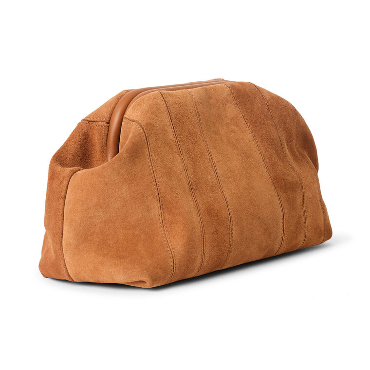 Rowe Suede Leather Clutch image number null
