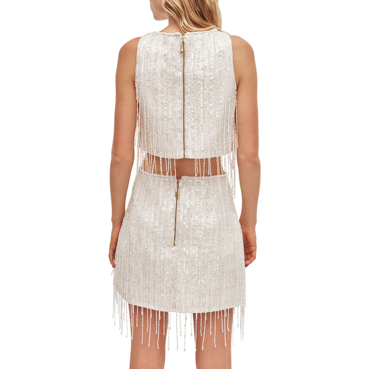 Aire Sequin Mini Skirt image number null