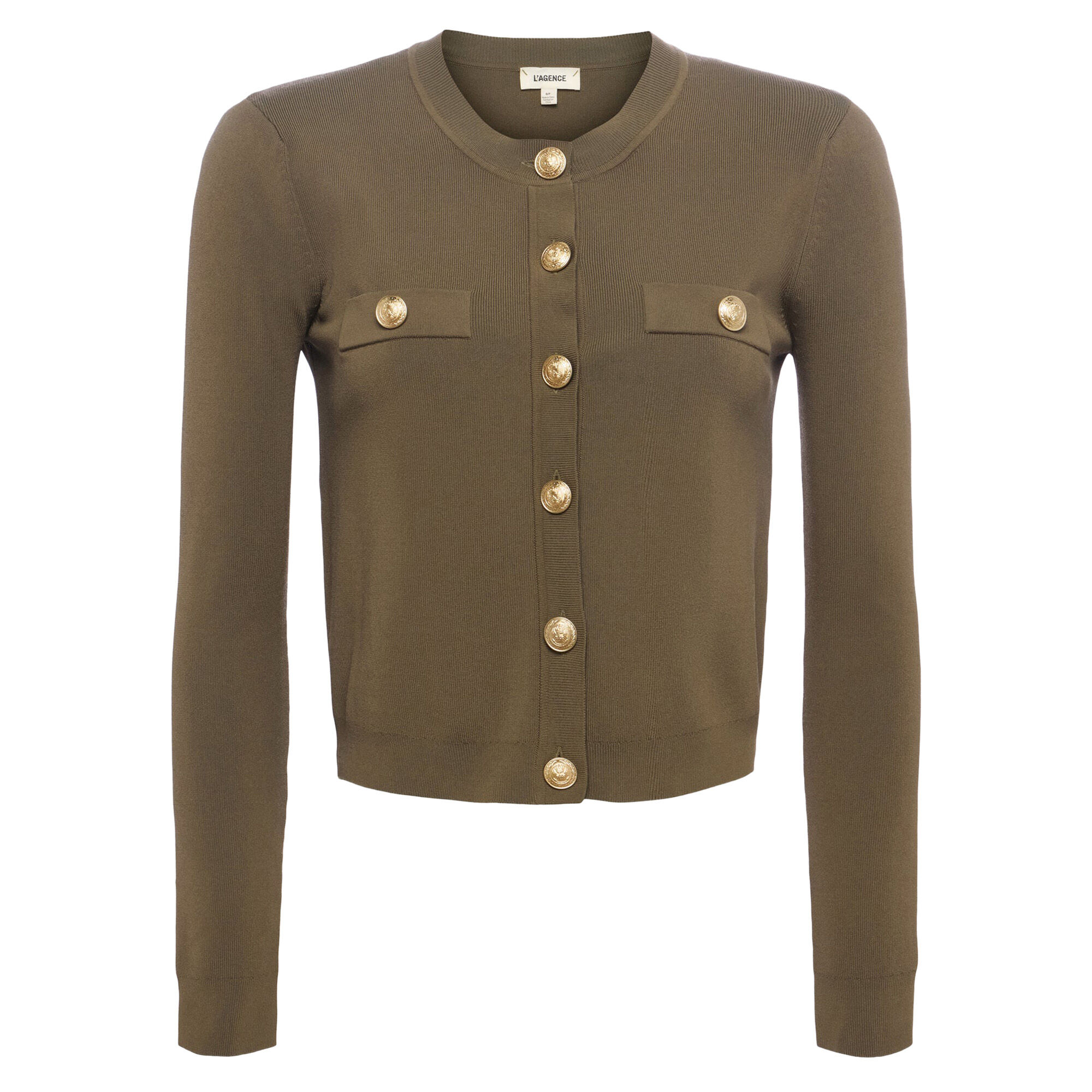 Toulouse Crop Crewneck Cardigan