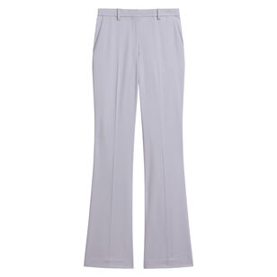 Slim Flare Stretch Wool Trousers