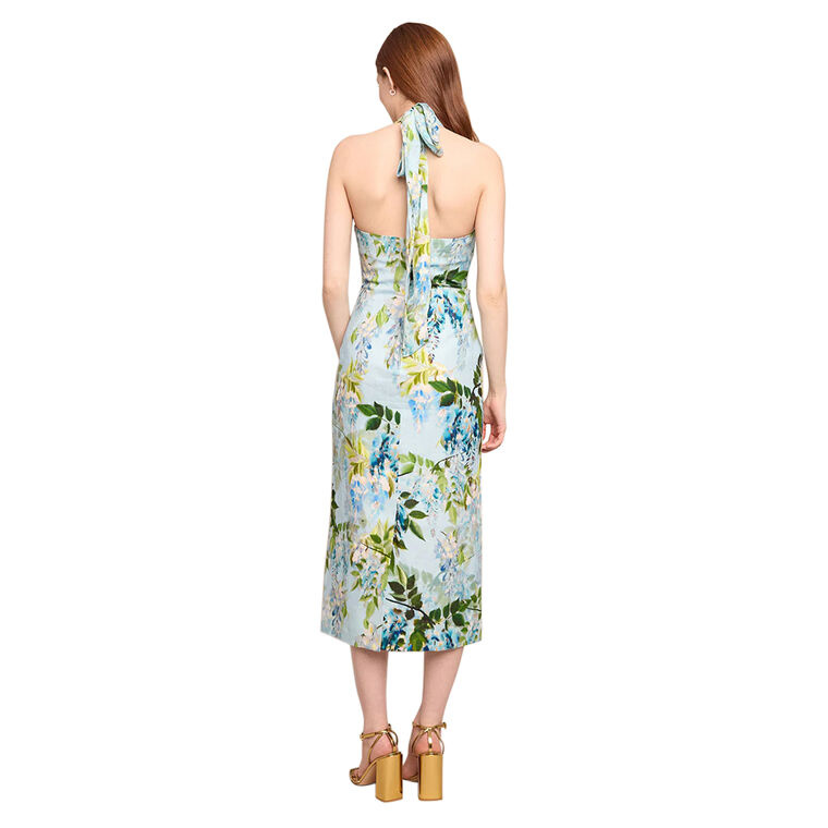 Perla Halterneck Midi Dress image number null