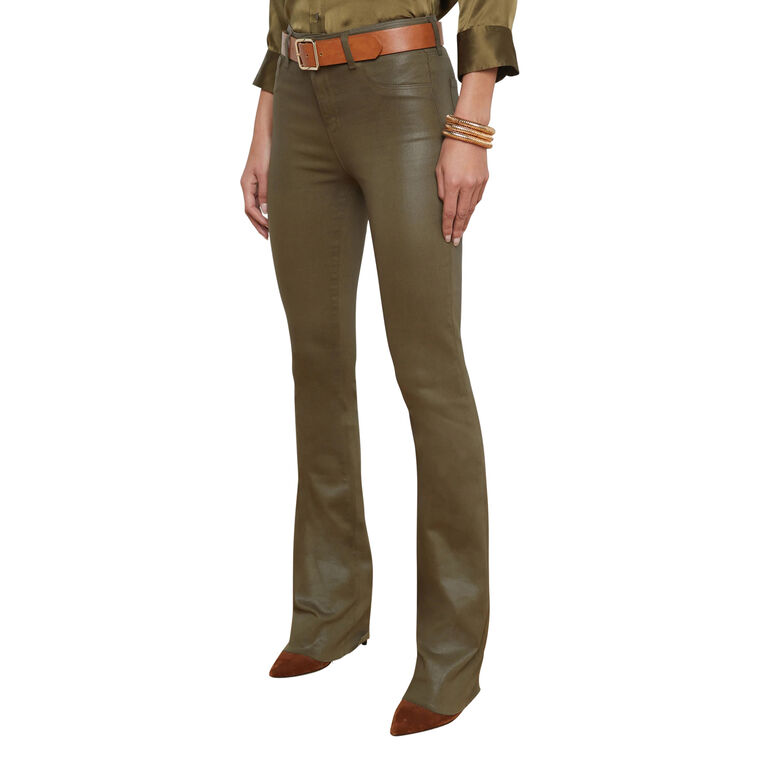 Ruth Coated Straight-Leg Jean image number null