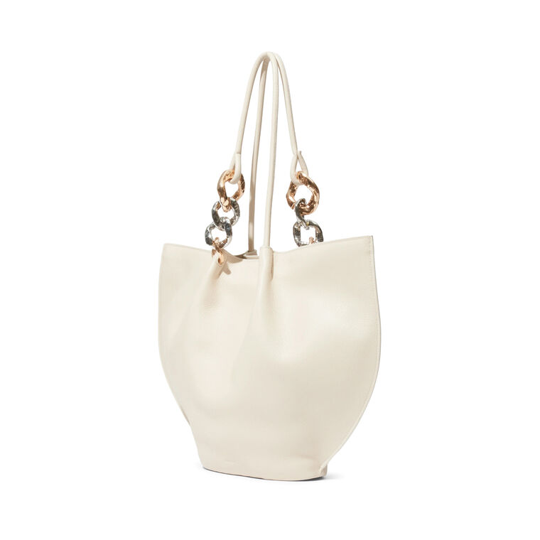 Arlo Chain Pebble Leather Tote image number null