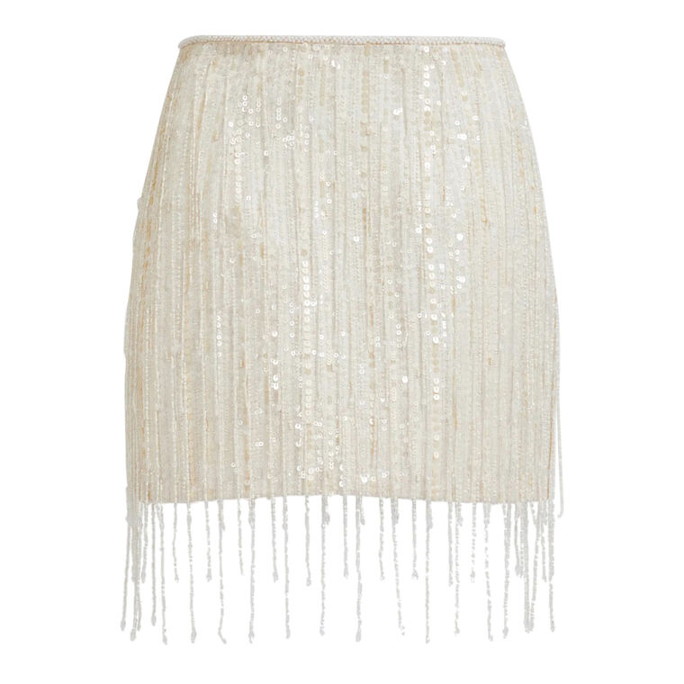 Aire Sequin Mini Skirt image number null