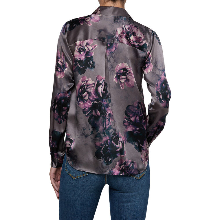 Tyler Long Sleeve Silk Blouse image number null