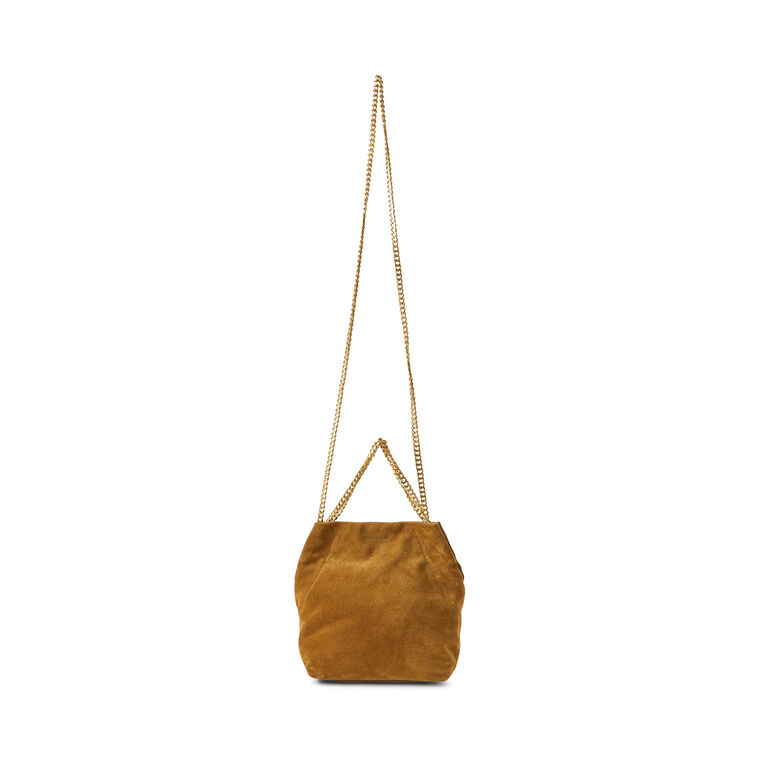 Small Suede Slouch Shoulder Bag image number null