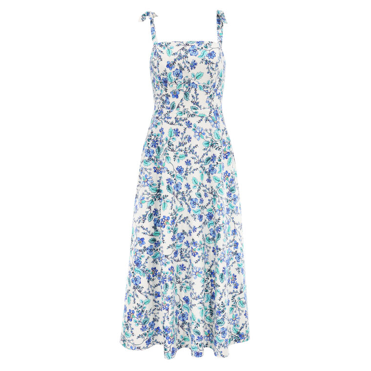 Majorelle Sleeveless Midi Dress image number null