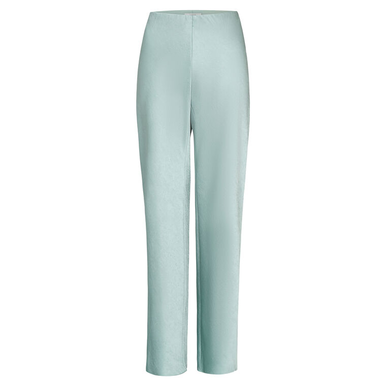 High Waist Fluid Satin Bias Pant image number null