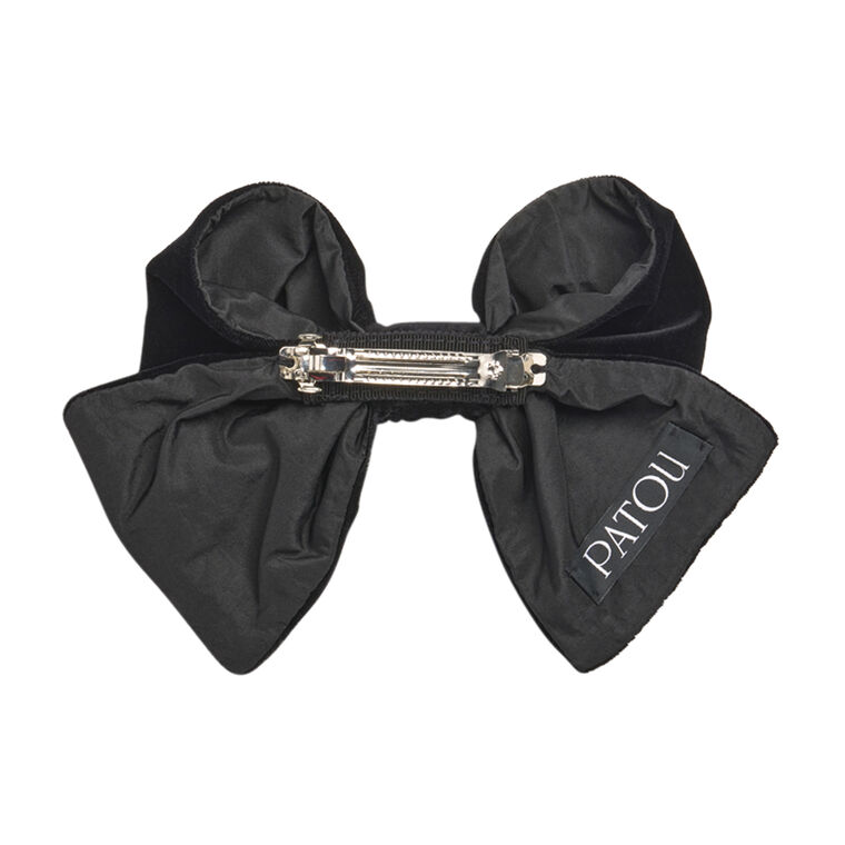 Bow Hair Clip In Velvet image number null