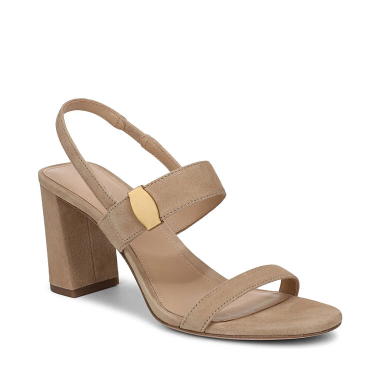 Genetta Suede Slingback Sandal image number null