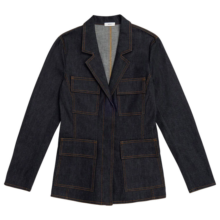 Stevie Raw Denim Jacket image number null