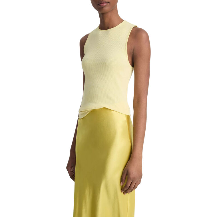 Ribed Pima Cotton Shell image number null