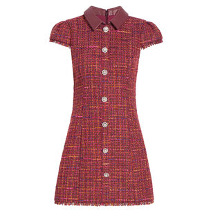 Riello Short Sleeve Collared Mini Dress