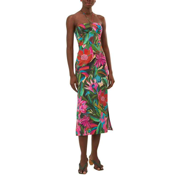 Jardin De Reve Organic Cotton Midi Dress image number null