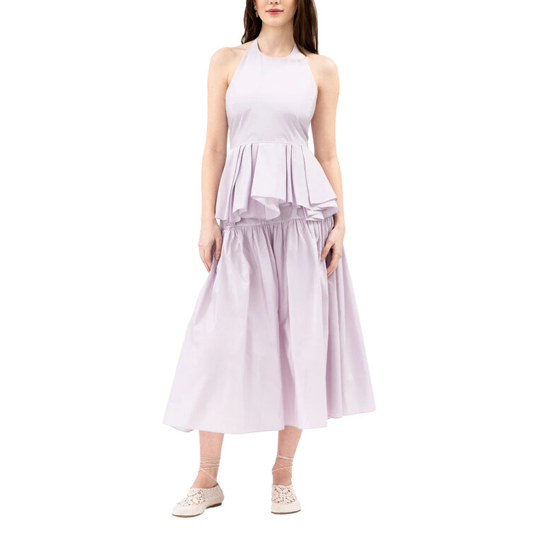 Celeste Halterneck Peplum Top image number null