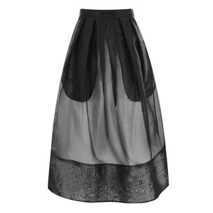 Organza Full Midi Skirt