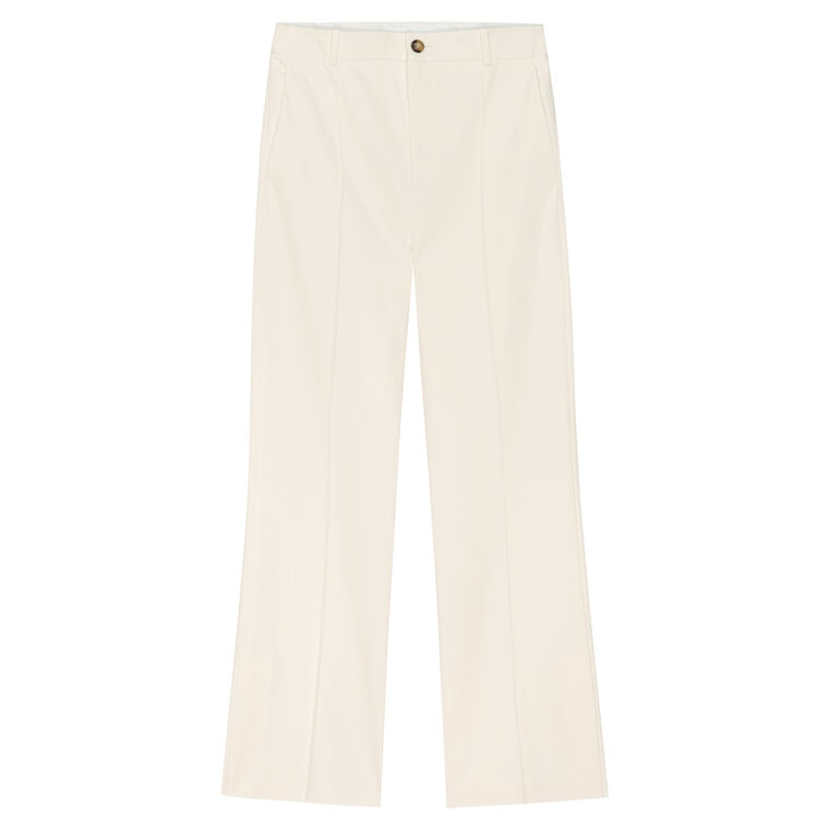 Cropped Kick Flare Trouser image number null