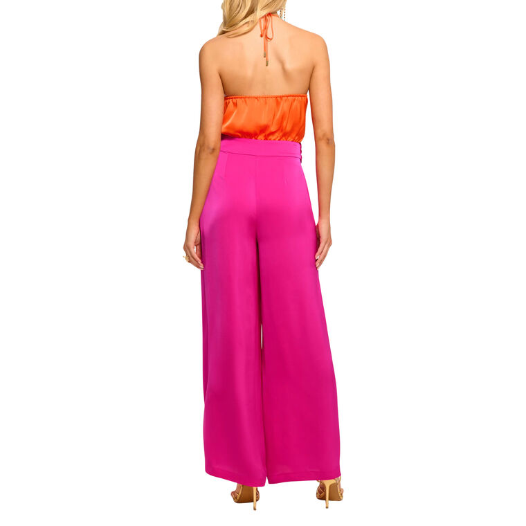 Kelly Colorblock Wide-Leg Jumpsuit image number null