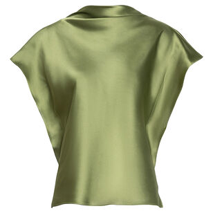 Adrien Short Sleeve Satin Top