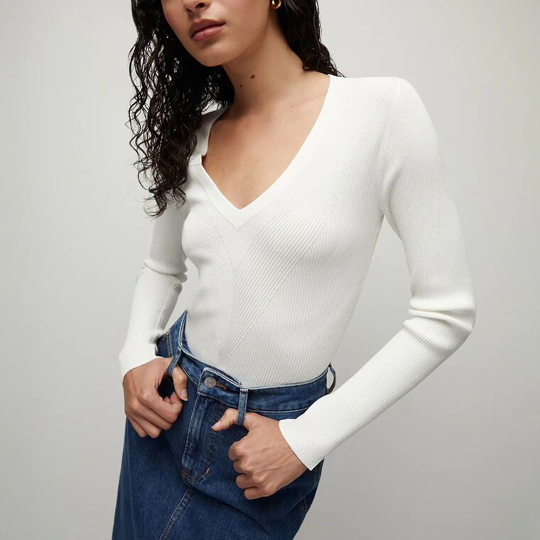 Callie Ribbed Sweater image number null