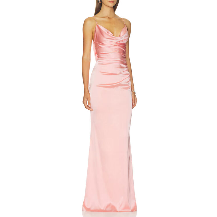 Hope Sleeveless Cowl Neck Gown image number null